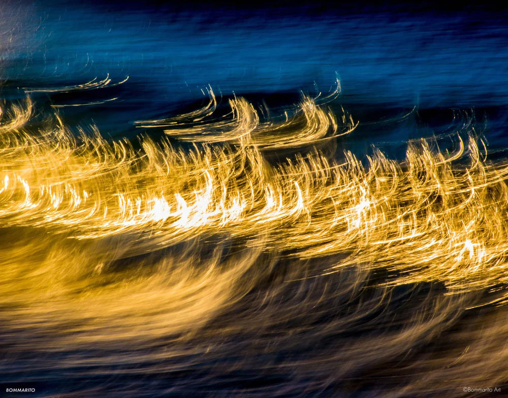 gold shimmer abstract photography print