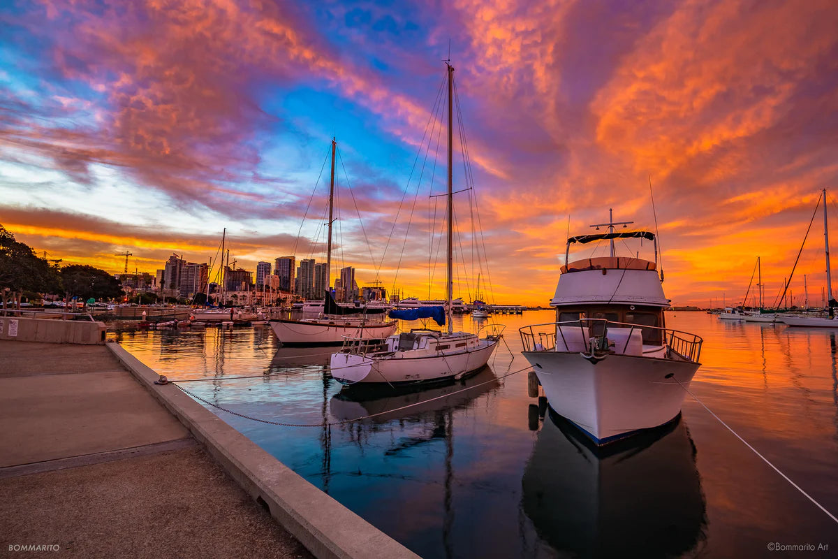 san diego harbor fine art photography print