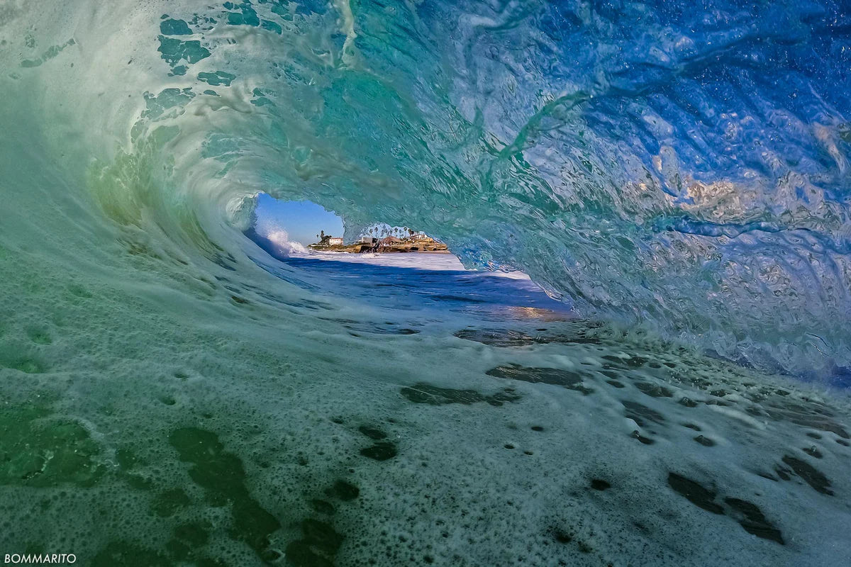 pacific shorebreak wave photography print 
