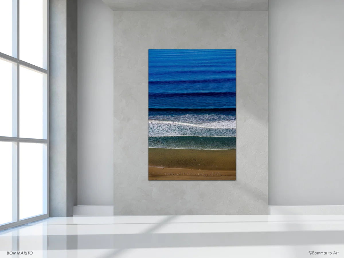 pacific ocean wave abstract photography print mockup