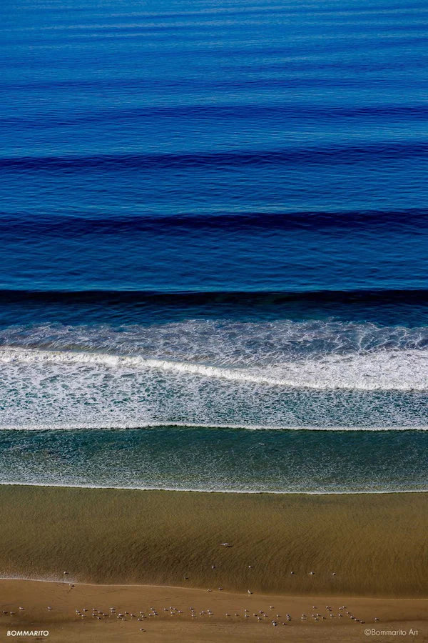 pacific ocean wave abstract photography print