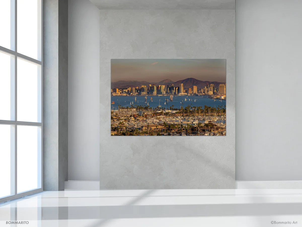 classic San Diego bay fine art photography print