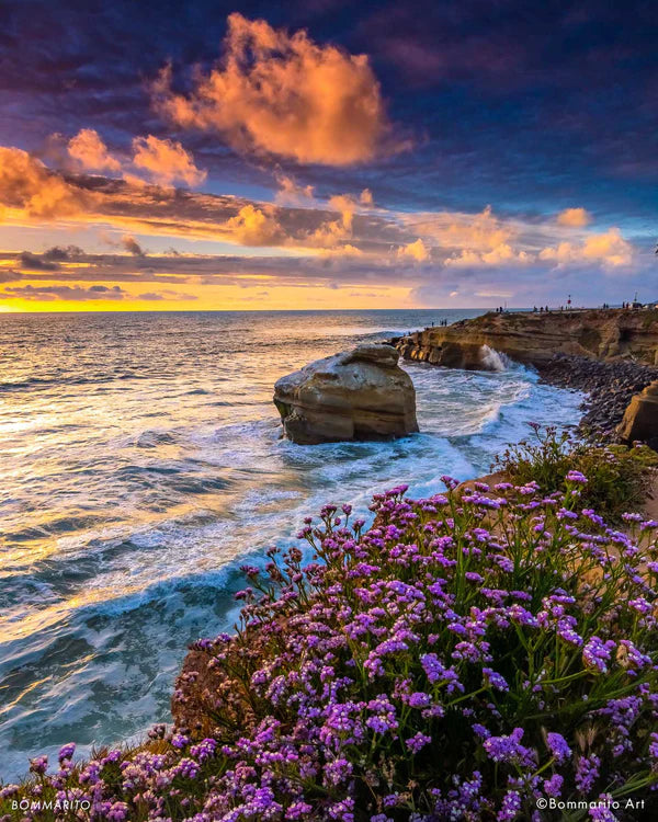 Sunset cliffs fine art photography print 