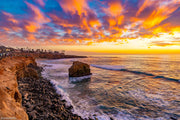 sunset at sunset cliffs fine art photography print 