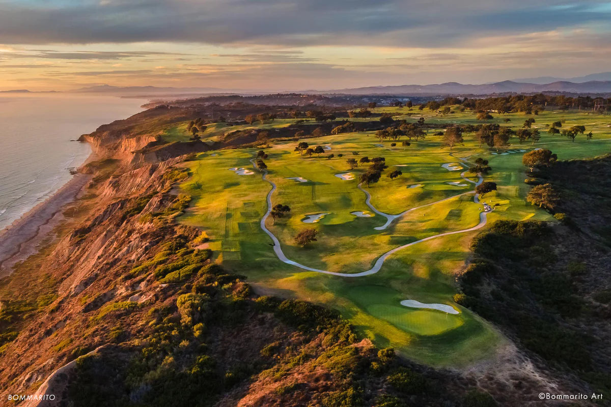fine art photography print of torrey Pines golf course