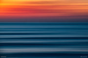 twilight swells abstract photography print