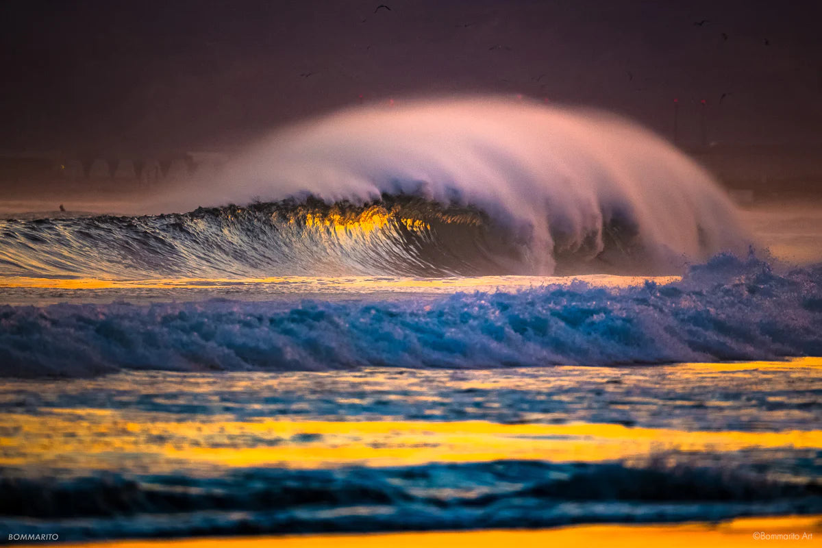 twilight swell wave photography print 