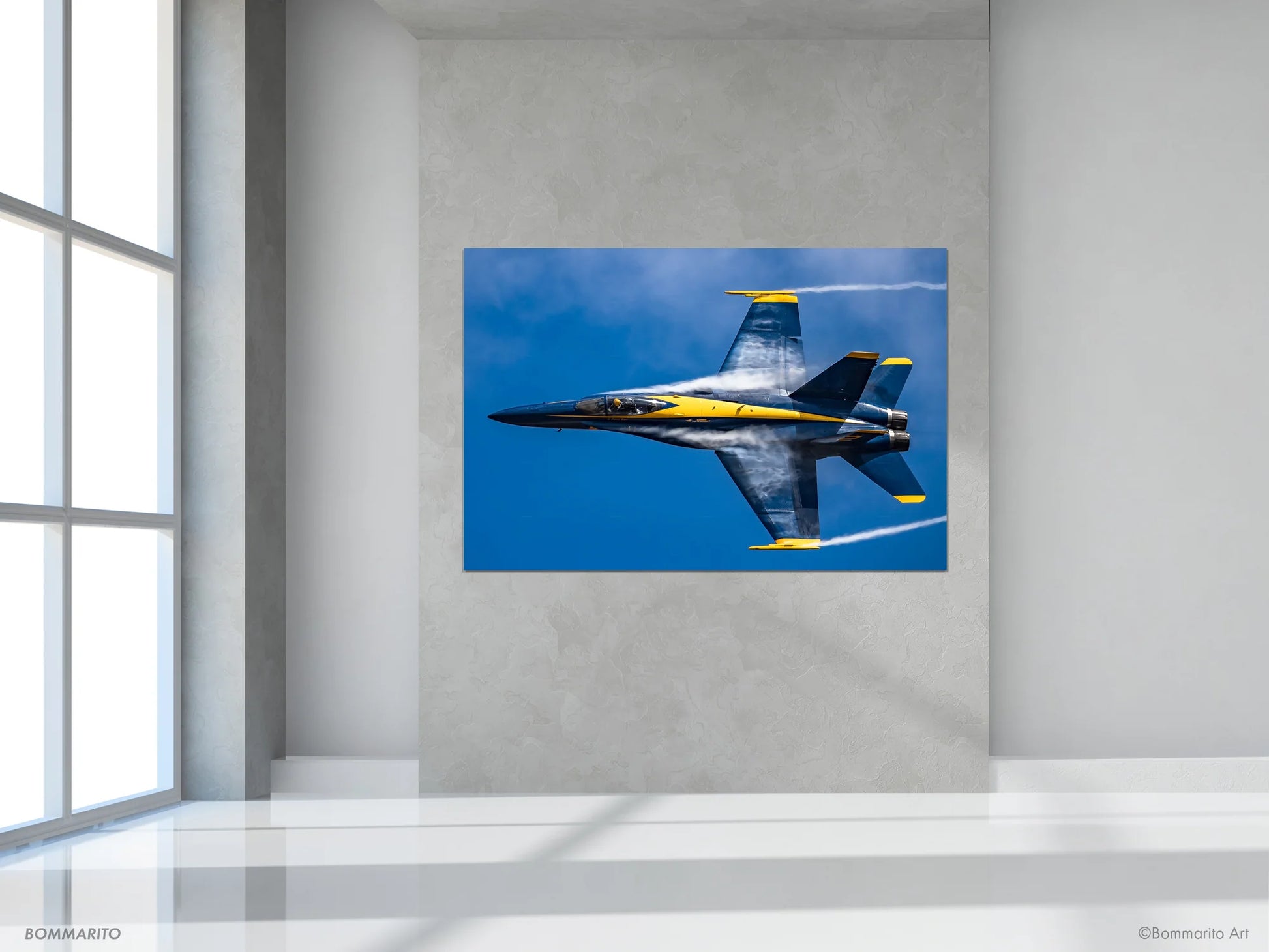 blue angels aviation photography print mockup