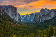 yosemite mountain photography print